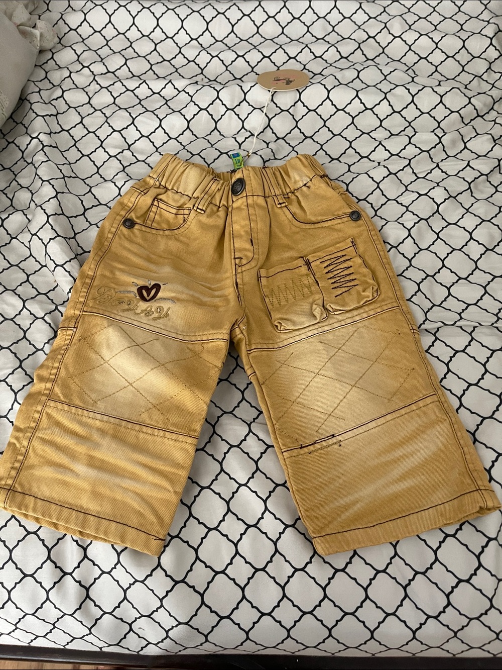 Vintage Pants - Mustard Yellow